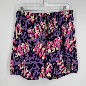 Vintage Nike swim trunks mens large L colorful animal print y2k 90s beach summer